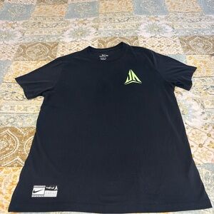NIKE JA MORANT MENS DRI-FIT BLACK TEE SHIRT SIZE XL NEW NO TAG!!!